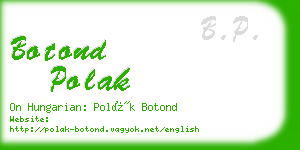 botond polak business card